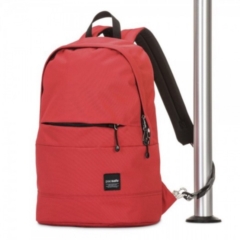 Red Pacsafe Slingsafe LX300 Anti-theft backpack